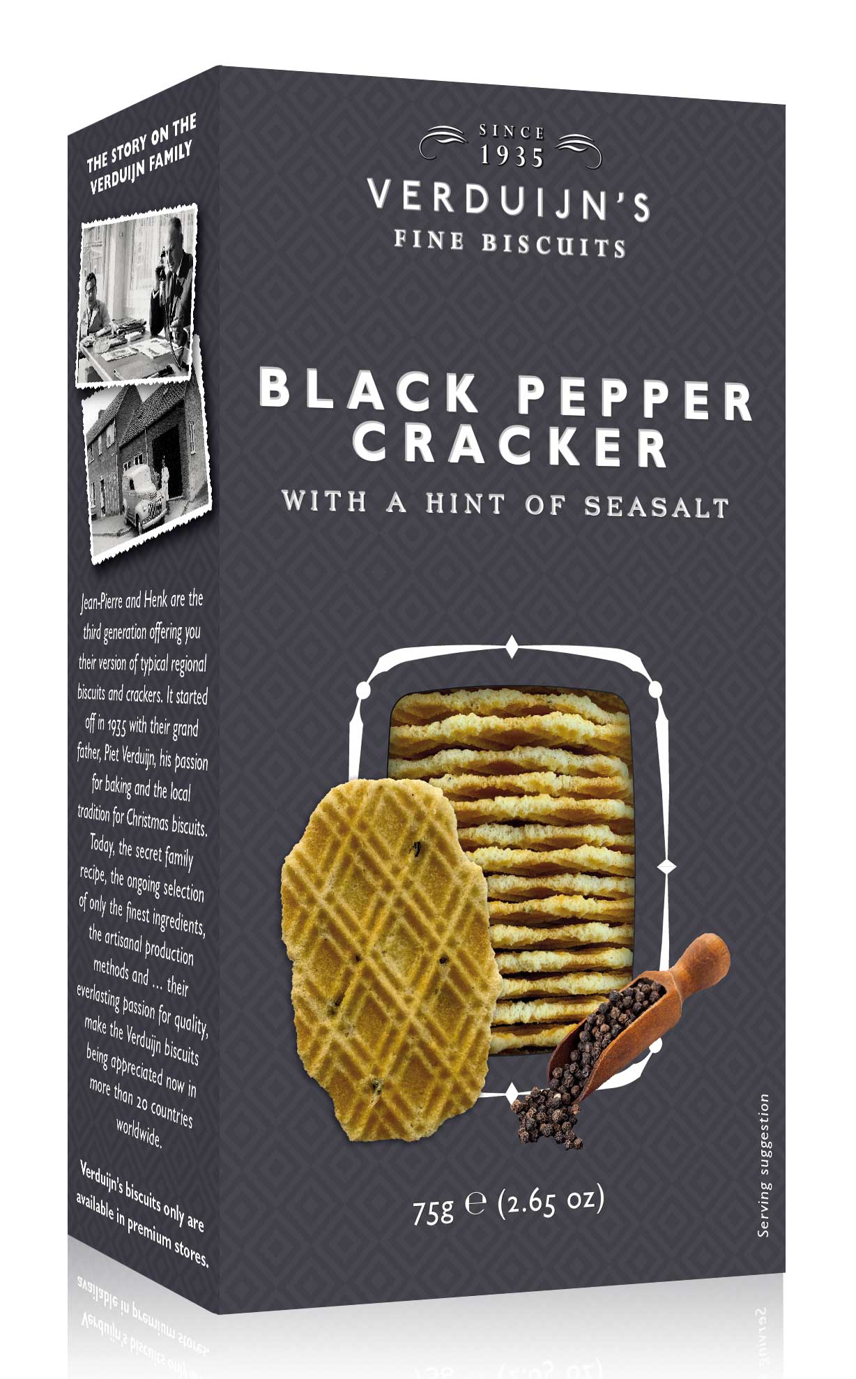 VERDUIJN'S - Waffeln Pfeffer & Meersalz 75g