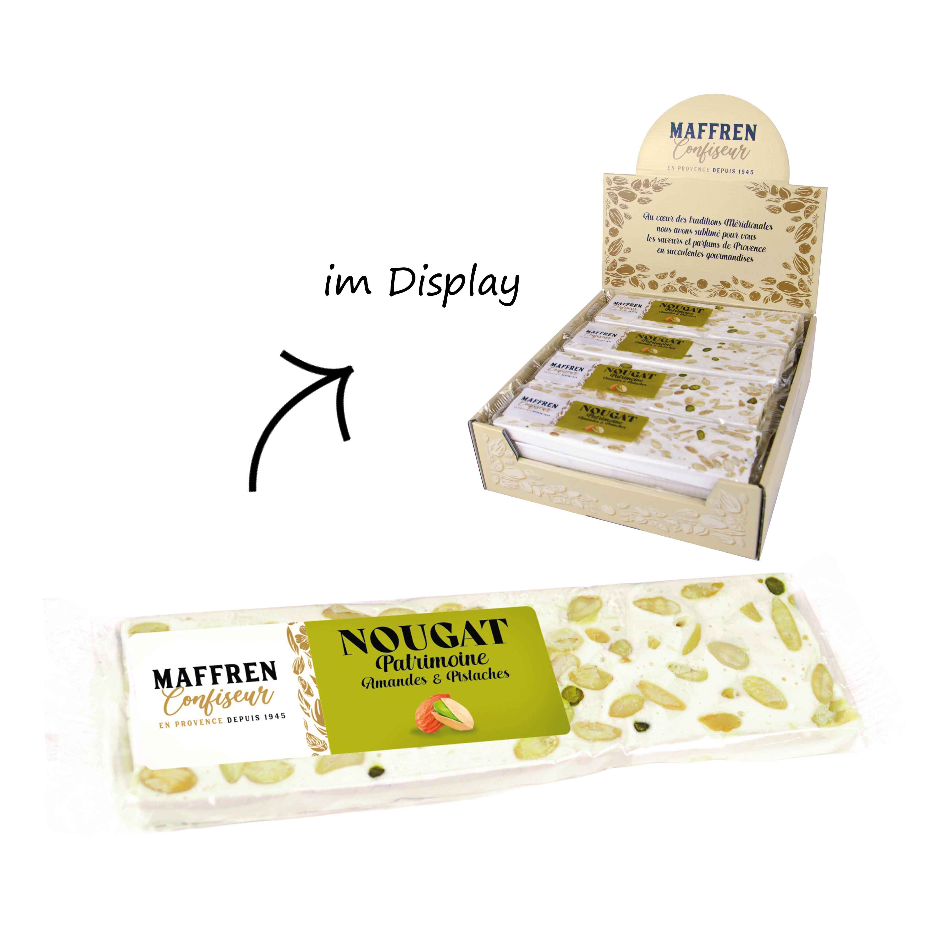 MAFFREN - Nougat "Patrimoine" 16 x 100g - Display