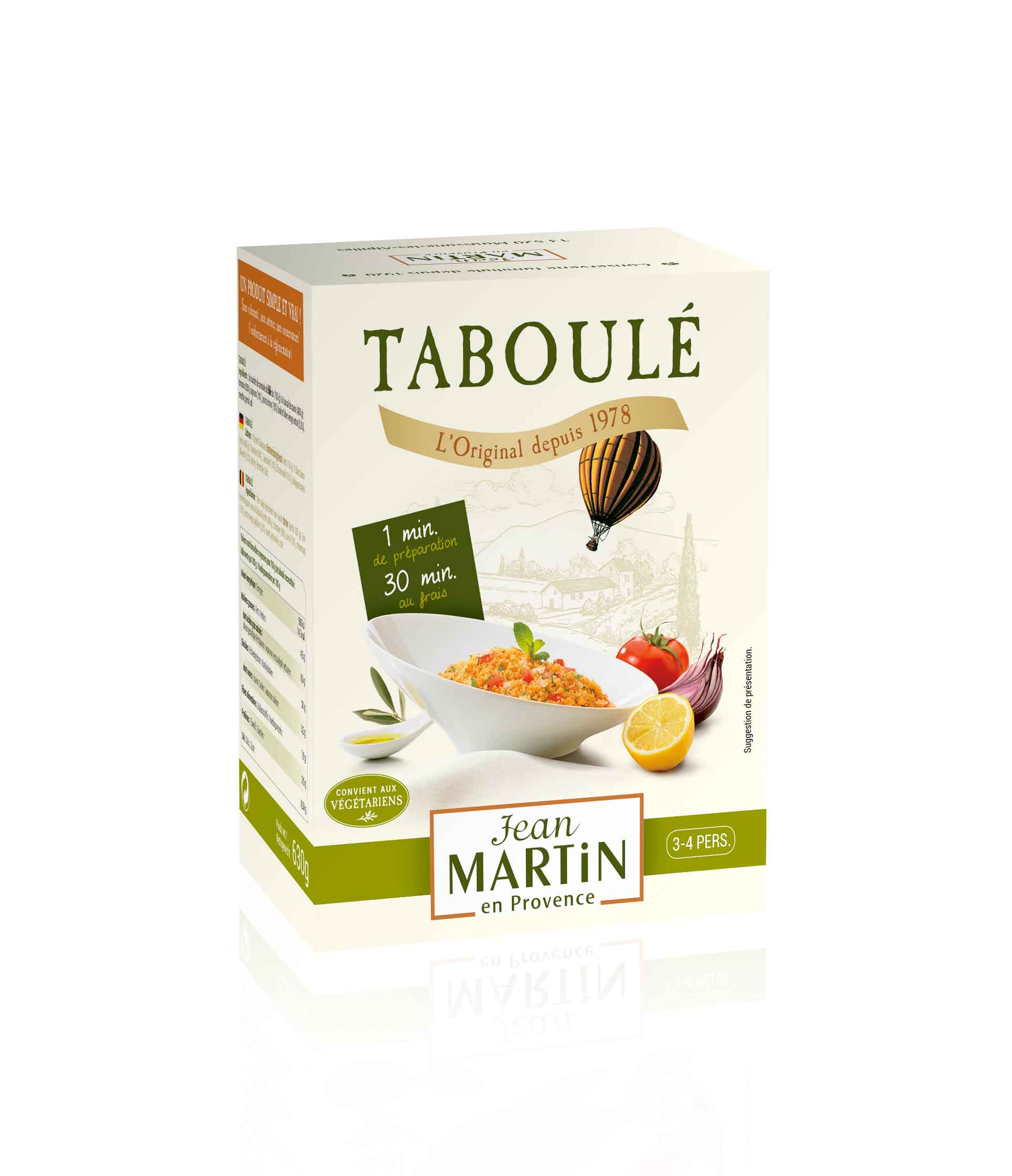 JEAN MARTIN - Taboulé m.Olivenöl Couscoussalat 630g
