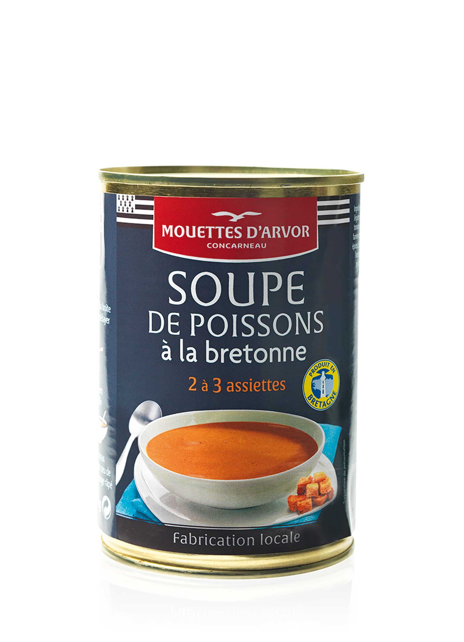 MOUETTES D´ARVOR - Bretonische Fischsuppe 405g - Dose