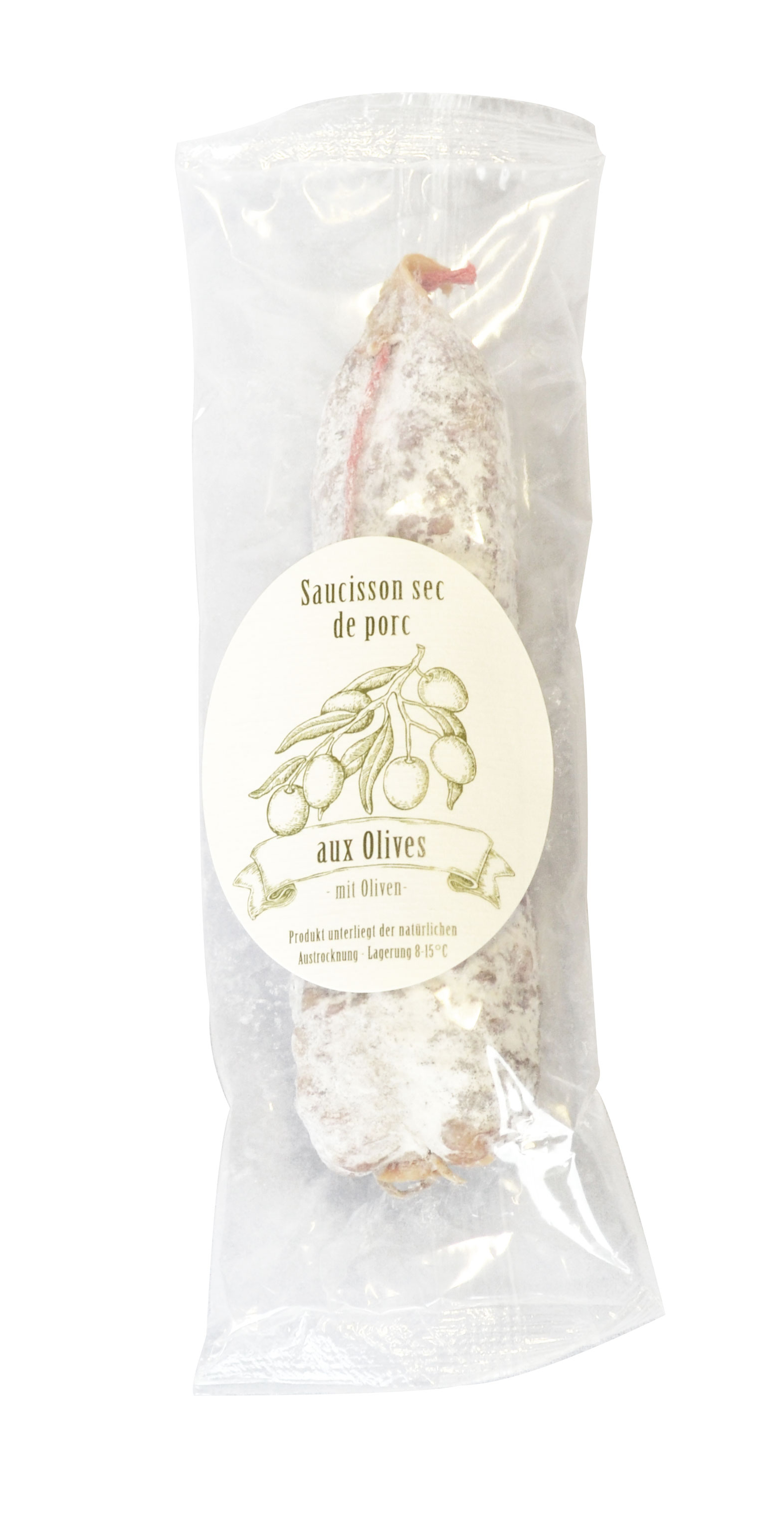 MONTSERRET - Schwein Saucisson mit Oliven 150g
